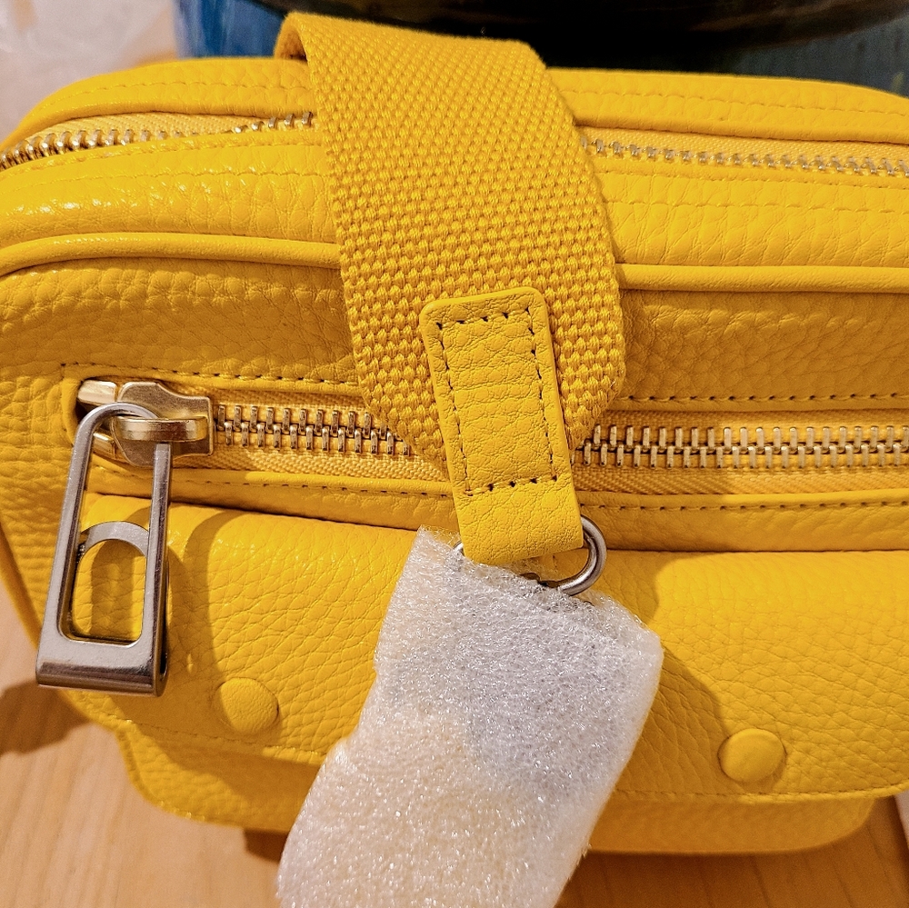 NWT genuine pebbled leather crossbody